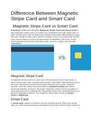 differences between magnetic stripe and smart card|magnetic Stripe card definition.